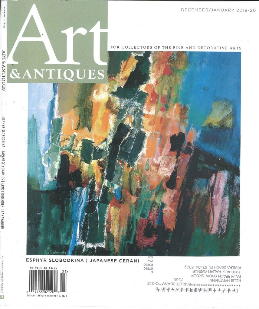 Art & Antiques: December/January 2019-20